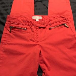 Michale Kors Zip Pocket ankle pants.